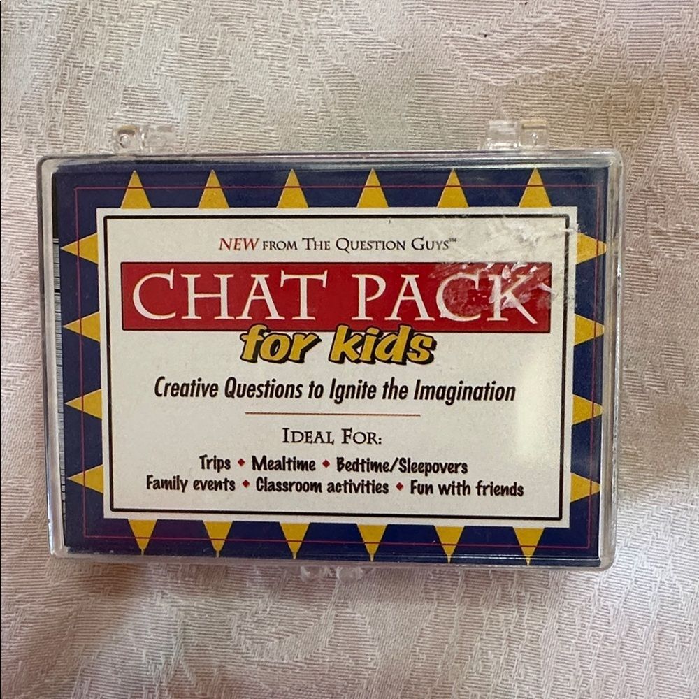 Chat Pack for Kids: Creative Questions to Spark Conversations Card Game